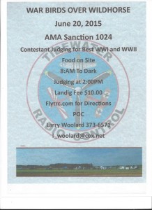 Warbirds Over Wildhorse 2015